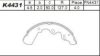 ASIMCO K4431 Brake Shoe Set